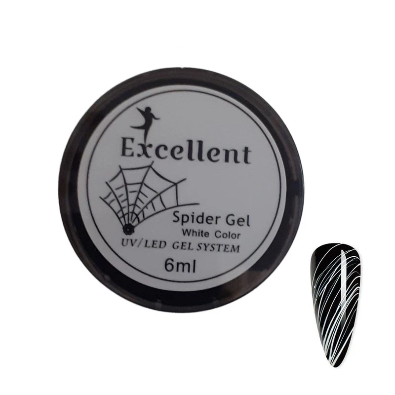 اسپایدر ژل اکسلنت مدل Wht حجم 6 میلی لیتر رنگ سفید