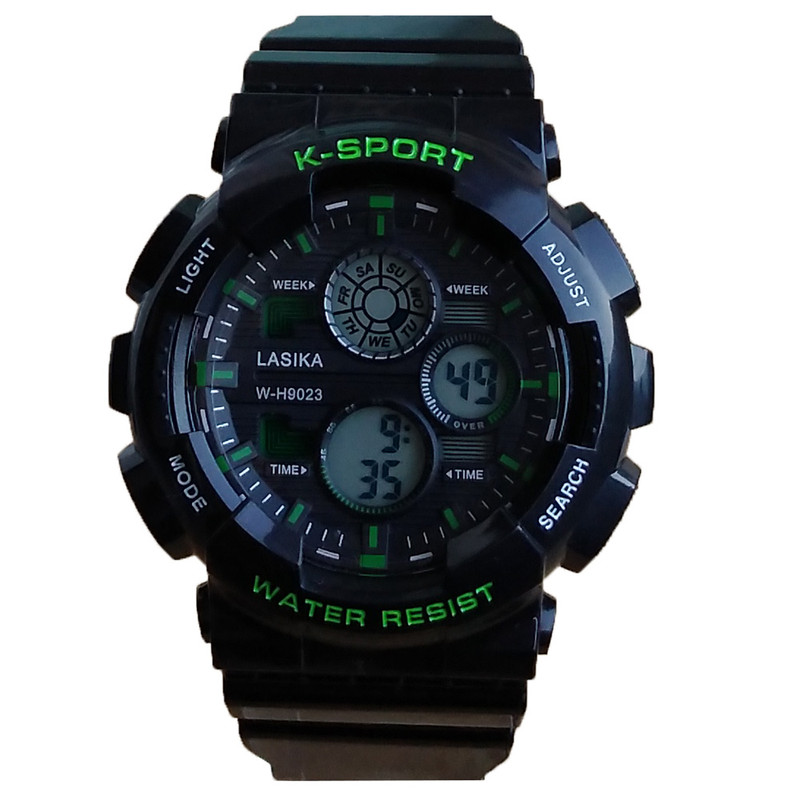 ساعت مچی دیجیتال پسرانه مدل اسپرت کد W-H2010-GREE