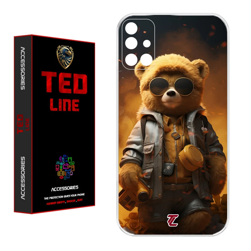 کاور تد لاین طرح خرس جنگی کد 1103 مناسب برای گوشی موبایل سامسونگ Galaxy A71
