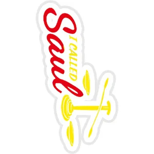 استیکر لپ تاپ طرح I called Saul کد ST923