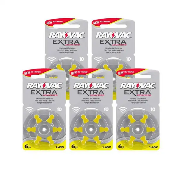 باتری سمعک ریوواک مدل 10 مجموعه 30 عددی