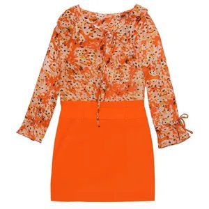 پیراهن یقه گرد زنانه مدل B-350