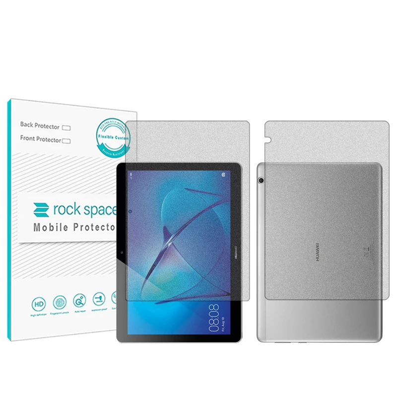 محافظ صفحه نمایش مات راک اسپیس مدل HyMTT مناسب برای تبلت هوآوی Mediapad T3 10.0 به همراه محافظ پشت گوشی