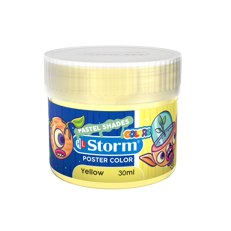 گواش 6 رنگ استورم مدل رنگ پاستلی