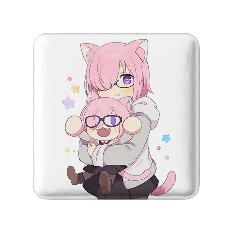 مگنت خندالو طرح بازی تسوکی هیمه‌ (Tsukihime) مدل مربعی کد 34530