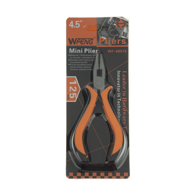 انبر دم باریک و سیم چین وفنگ مدل WF66016 سایز 4.5 اینچ انبر دم باریک و سیم چین وفنگ مدل WF66016 سایز 4.5 اینچ