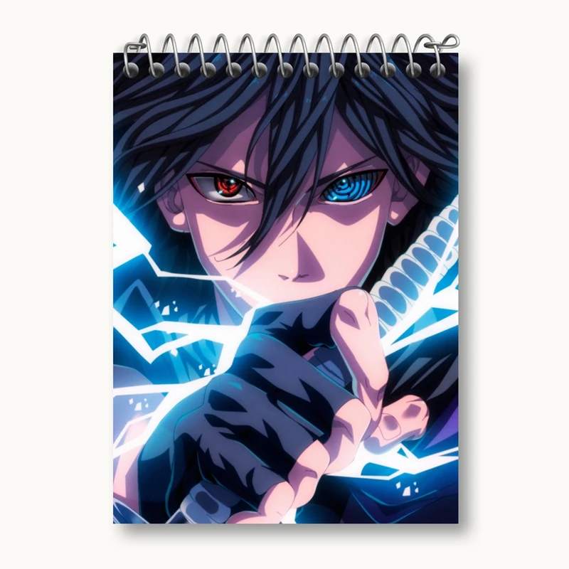 دفتر یادداشت 50 برگ خندالو مدل ساسکه اوچیها انیمه ناروتو Naruto کد 11262