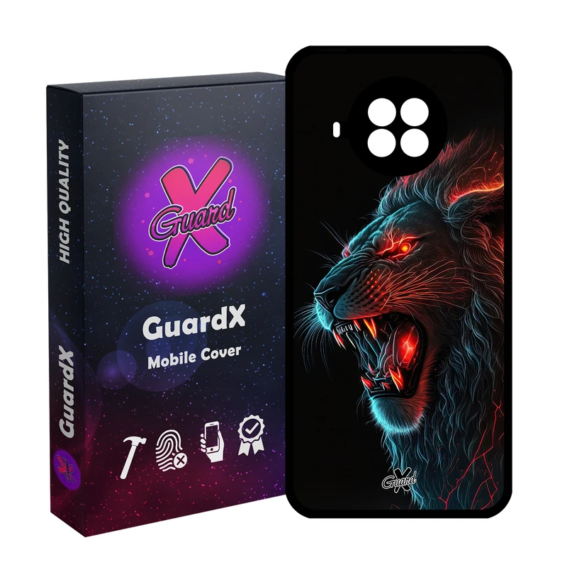کاور گارد ایکس طرح شیر مدل Glass10619 مناسب برای گوشی موبایل شیائومی  MI 10T Lite/Redmi Note 9 Pro 5G/10I 5G