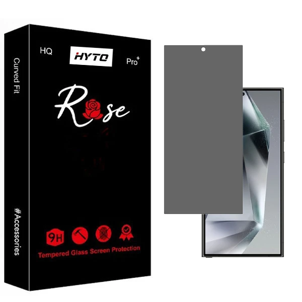 محافظ صفحه نمایش حریم شخصی هیتو مدل Rose Privacy Pro مناسب برای گوشی موبایل سامسونگ galaxy S24 Ultra