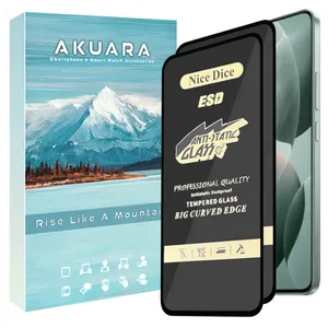 Akuara NC Antistatic AKU Screen Protector For Xiaomi Redmi K70 / K70 Pro / K70E / Poco X6 Pro / Poco X6 / Poco F6 / Poco F6 Pro / Redmi Note 13 Pro 5G Two In Pack