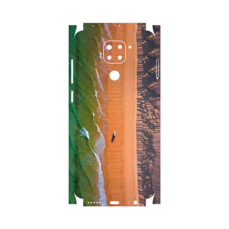 برچسب پوششی ماهوت مدل Beach and Green Sea-FullSkin مناسب برای گوشی موبایل شیائومی Redmi 10X