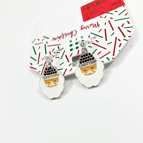 گوشواره زنانه سیکس مدل کریسمس بابانوئل