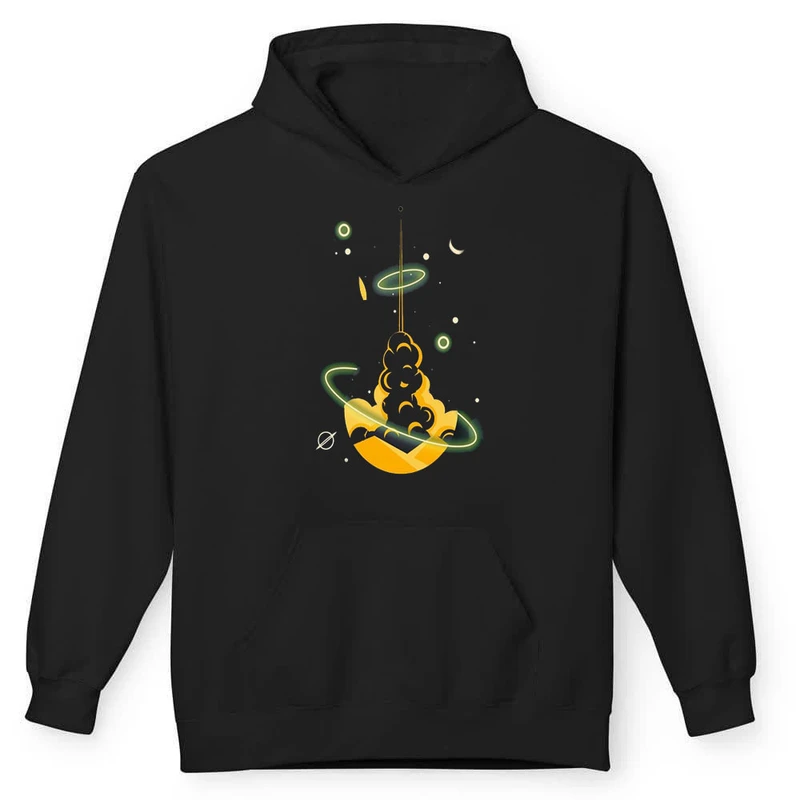 هودی مردانه پاد آفرین مدل کهکشانی کد 0208