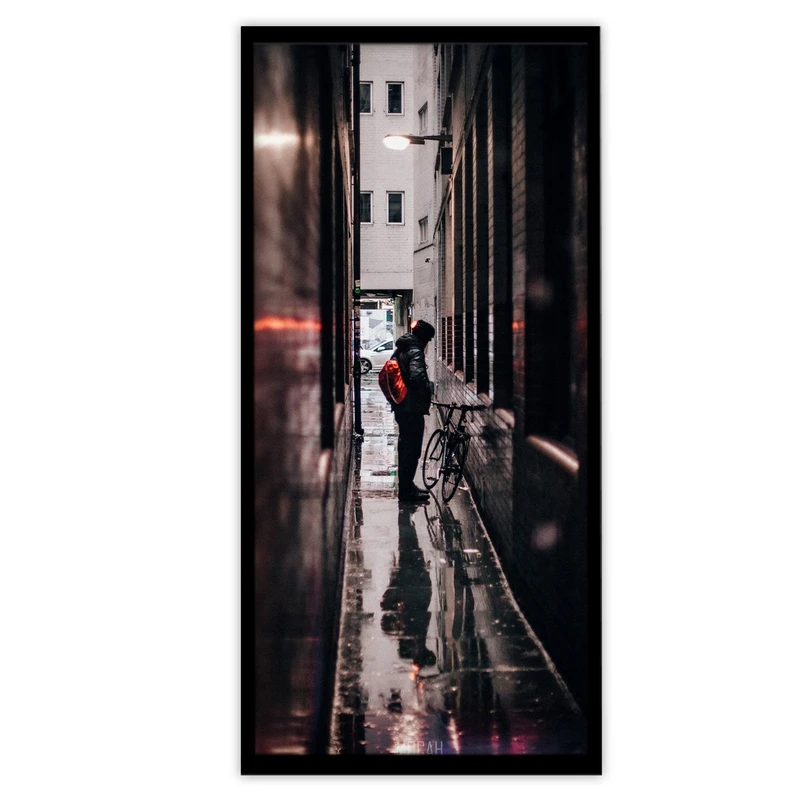 تابلو بکلیت طرح عکاسی خیابان مدل B-S3161