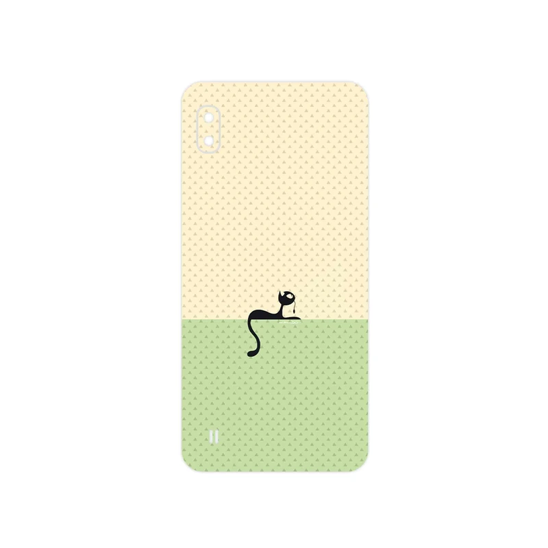 برچسب پوششی ماهوت مدل Minimal Internet Cat Icon مناسب برای گوشی موبایل سامسونگ Galaxy A10