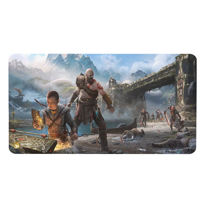 ماوس پد مخصوص بازی هومرو مدل MX1230 طرح بازی God of War