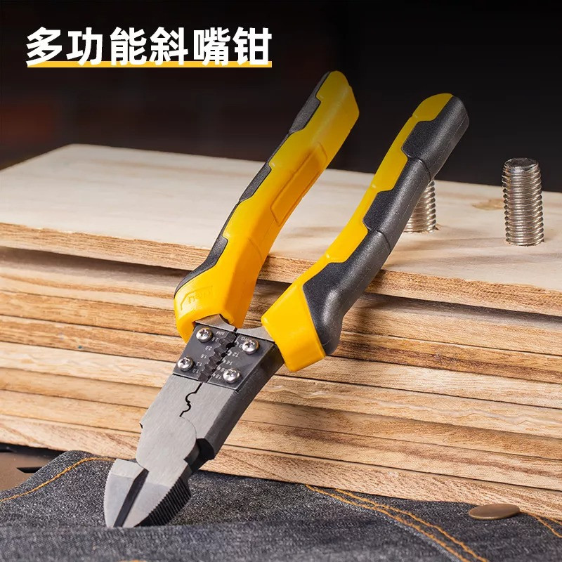 انبر سیم چین دلی مدل DL102008 سایز 8 اینچ انبر سیم چین دلی مدل DL102008 سایز 8 اینچ