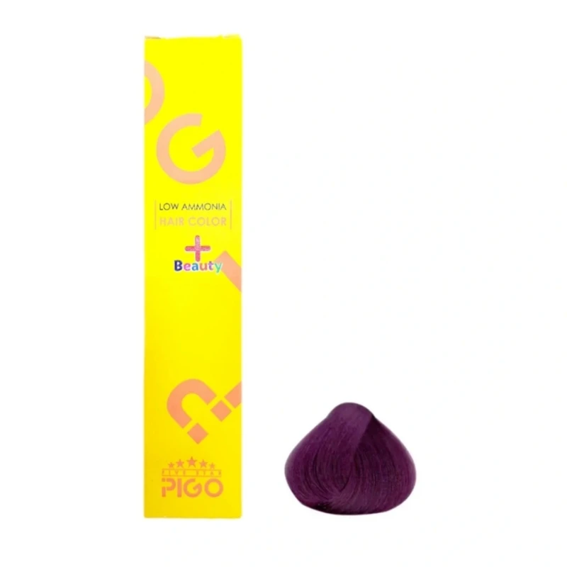 رنگ مو پیگو شماره 6.8 مدل پلاس بیوتی حجم 105 میلی لیتر رنگ شرابی متوسط 