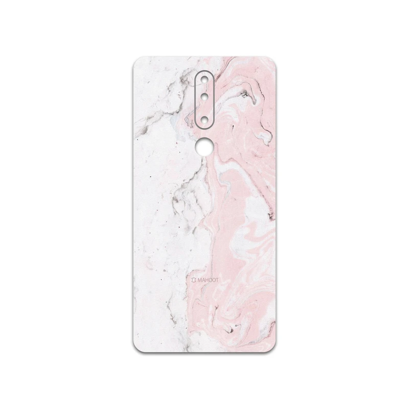 برچسب پوششی ماهوت مدل Blanco-Pink-Marble مناسب برای گوشی موبایل نوکیا 3.1 Plus
