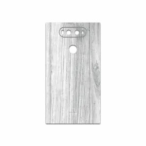 MAHOOT White Wood Cover Sticker for LG V20