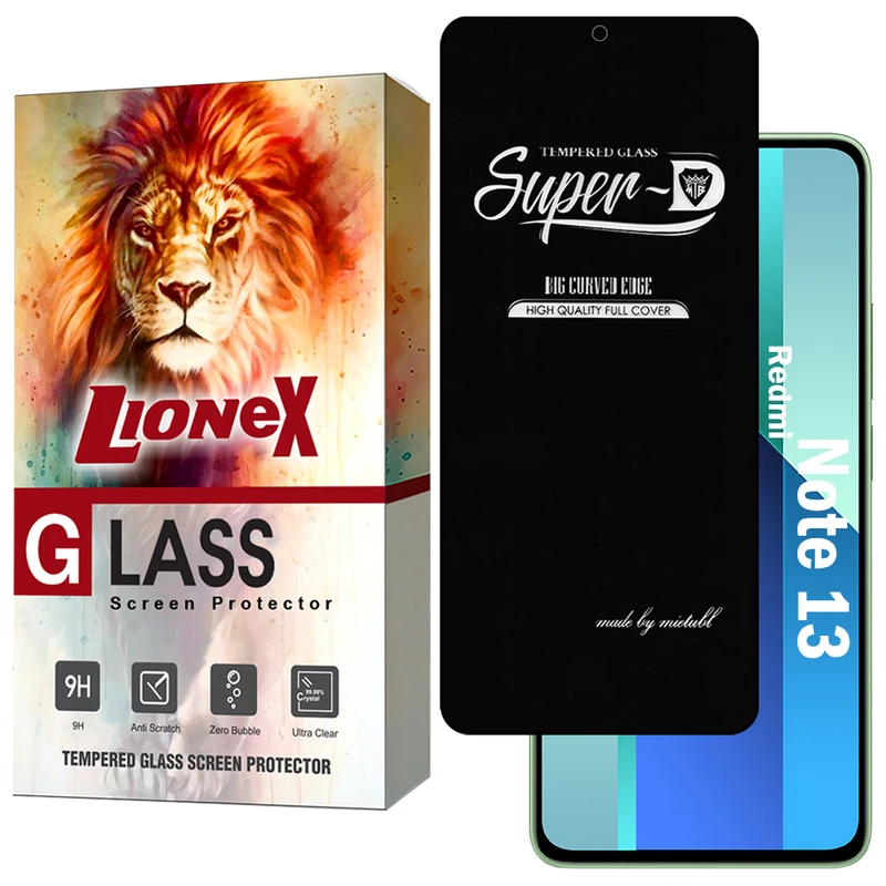 محافظ صفحه نمایش لایونکس مدل SUPERDNL مناسب برای گوشی موبایل شیائومی Redmi Note 13 5G