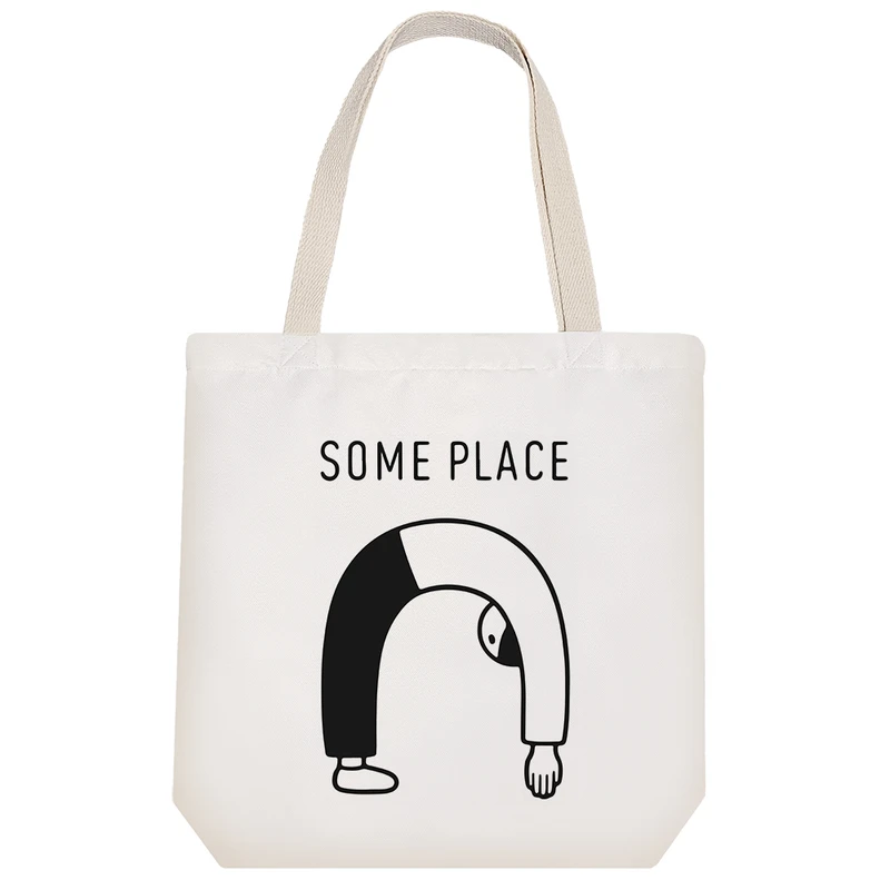 ساک خرید پارچه ای خندالو طرح انعطاف مدل توت بگ کد 7133