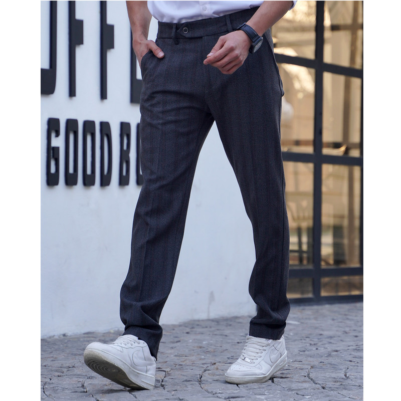 شلوار پارچه‌ای راسته مردانه مدل 1163-036