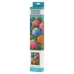 بازی آموزشی مدل تابلو نقاشی الماسی طرح گل رنگارنگ