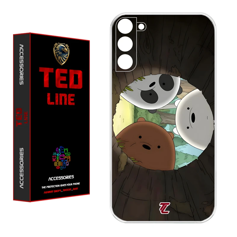 کاور تد لاین طرح خرسی کد 1101 مناسب برای گوشی موبایل سامسونگ Galaxy S21 FE