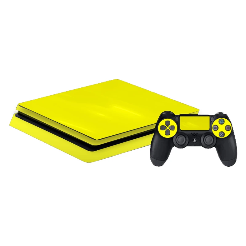  برچسب کنسول بازی پلی استیشن 4 slim مهدیار مدل yellow کد p4s004y 