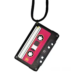 گردنبند طرح نوار کاست کد m470