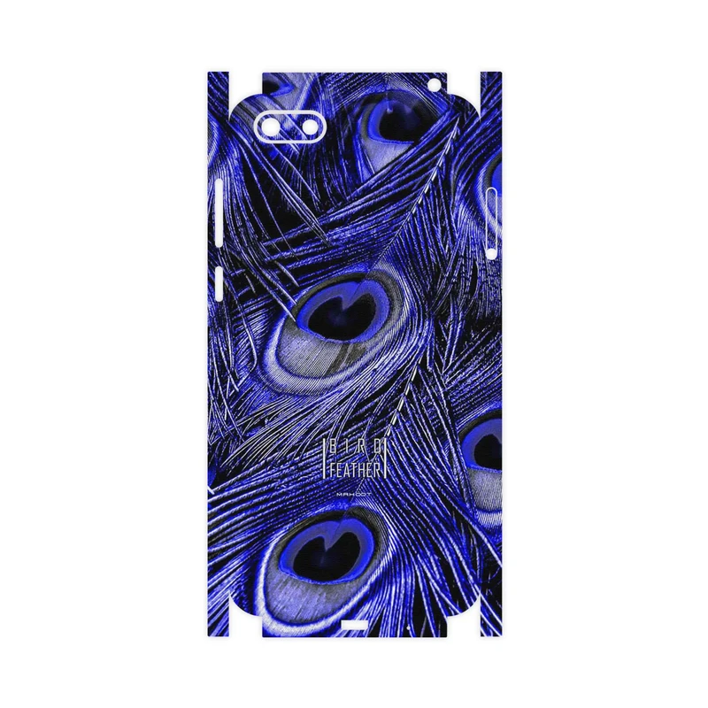 برچسب پوششی ماهوت مدل Purple Feather-FullSkin مناسب برای گوشی موبایل هوآوی Y5 Prime 2018