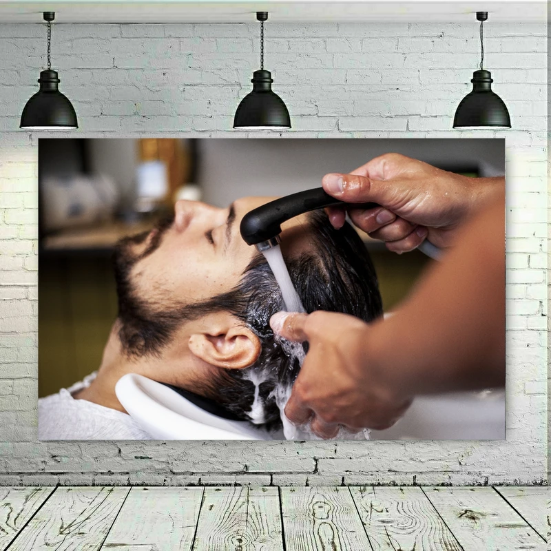 پوستر دیواری طرح آرایشگاه مردانه کد FP484