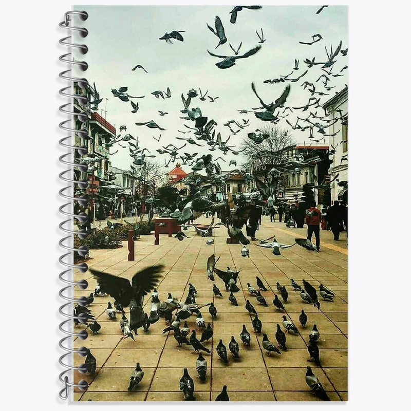 دفتر لغت 50 برگ خندالو طرح میدان شهرداری رشت کد F1630