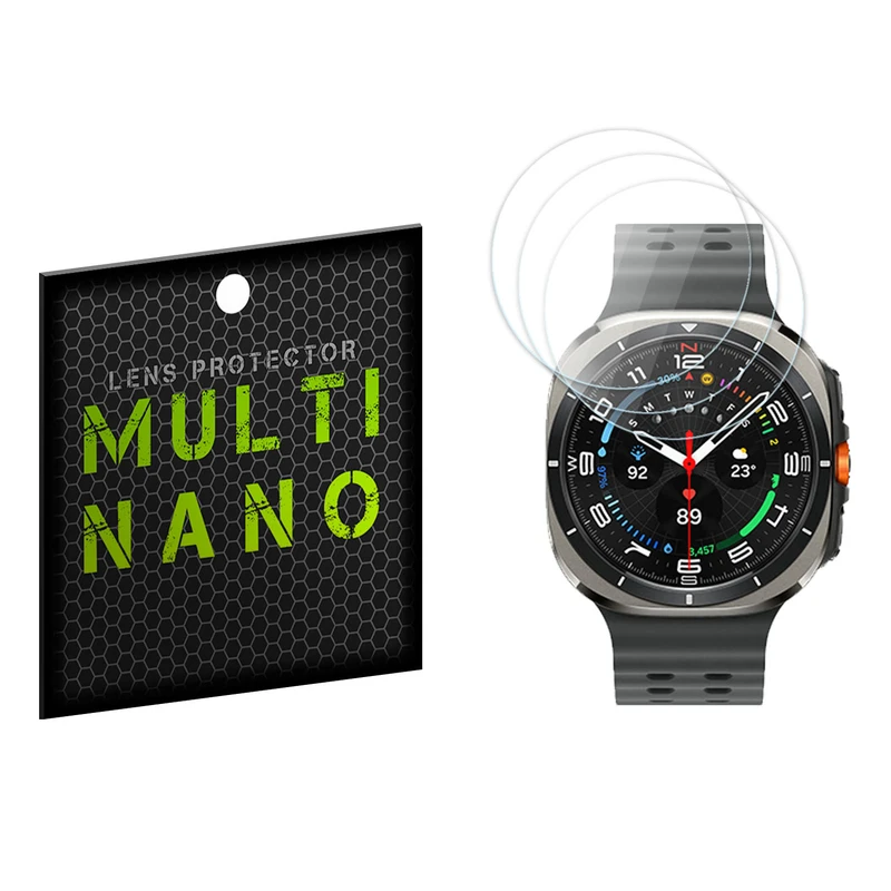 محافظ صفحه نمایش مولتی نانو مدل X-S3N مناسب برای ساعت هوشمند سامسونگ Galaxy Watch Ultra بسته سه عددی