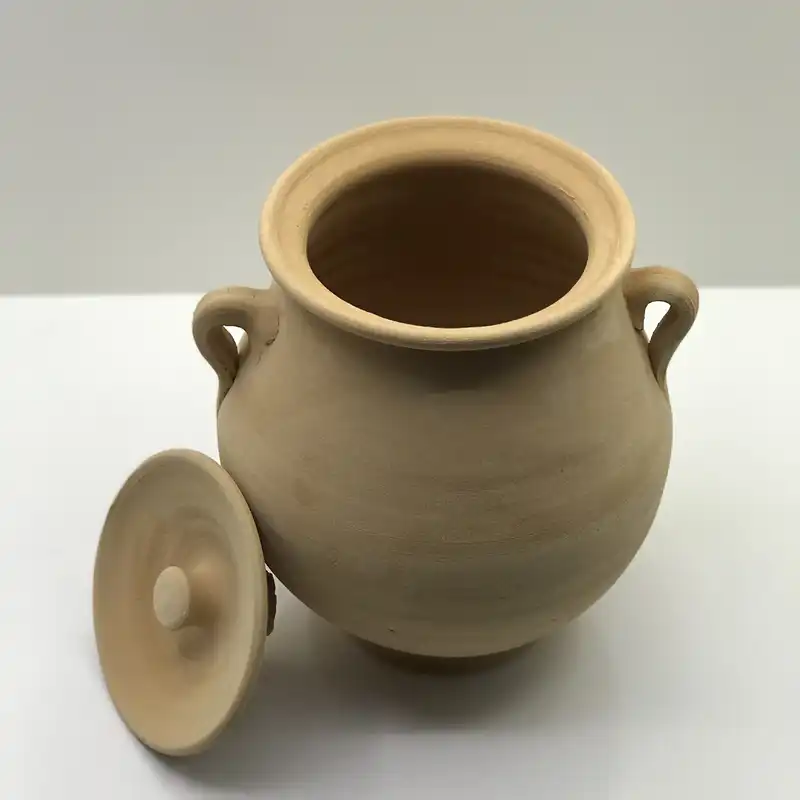 ظرف سفالی خام مدل کوزه کد Mast100