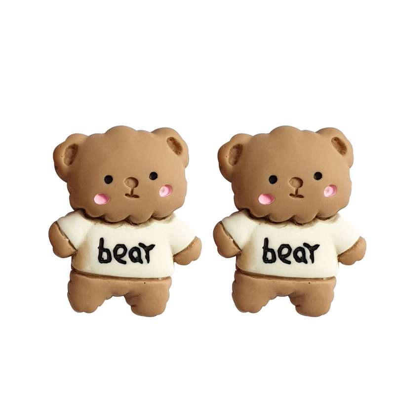 گوشواره دخترانه مدل عروسکی کد 10105 گوشواره دخترانه مدل عروسکی کد 10105