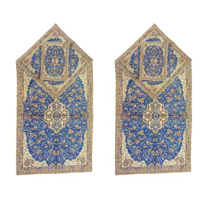 ست سجاده و جانماز ترمه طرح شاه عباسی مدل AL-AB2 بسته 2 عددی