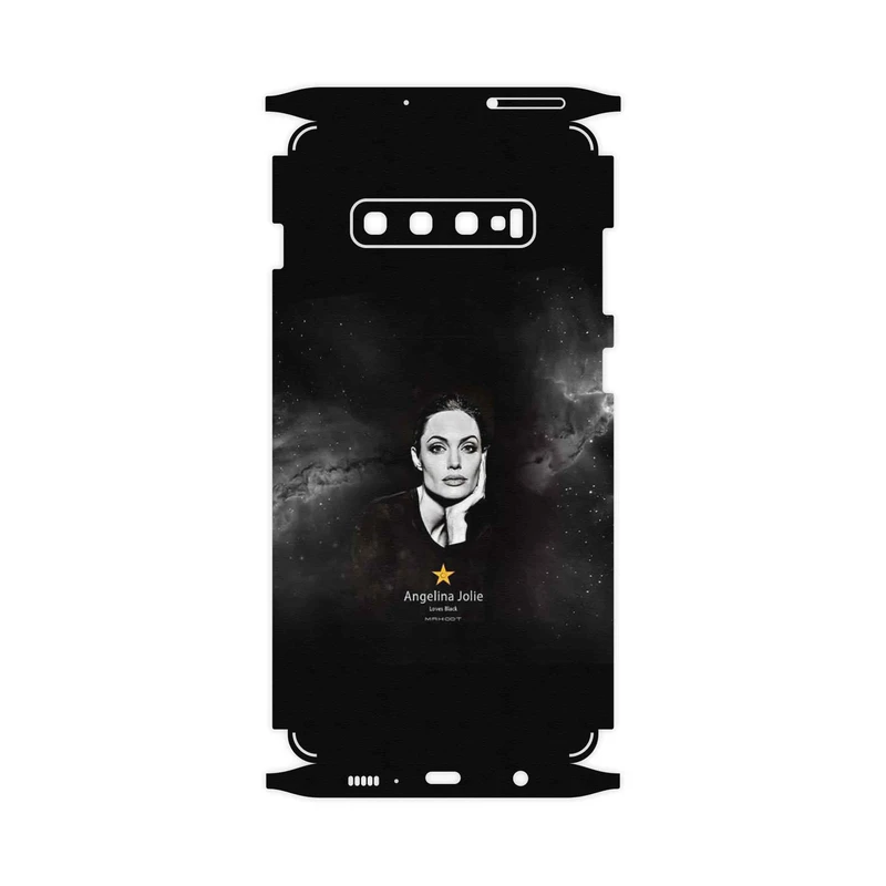 برچسب پوششی ماهوت مدل Angelina Jolie-FullSkin مناسب برای گوشی موبایل سامسونگ Galaxy S10 Plus