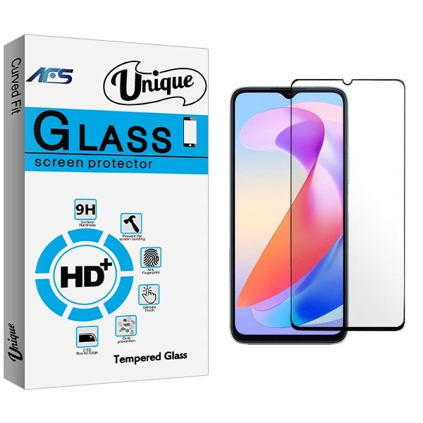 محافظ صفحه نمایش شیشه ای ای اف اس مدل Unique مناسب برای گوشی موبایل آنر X6a