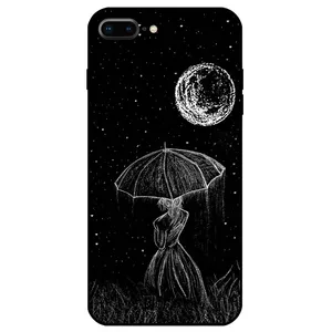 Megafone Girl and Moon 1369 Cover For Apple iPhone 8 Plus