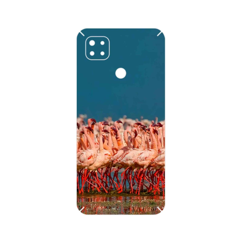 برچسب پوششی ماهوت مدل Flamingo مناسب برای گوشی موبایل شیائومی Redmi 9C NFC