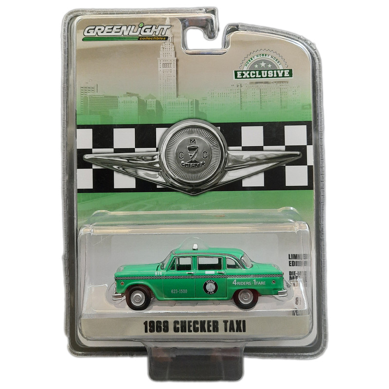 ماشین بازی گرین لایت مدل 1969 CHECKER TAXI