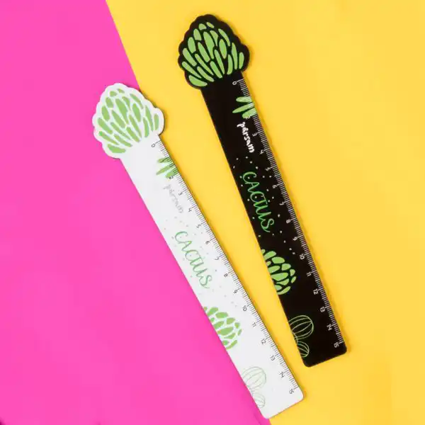 خط کش 15 سانتیمتری پرسام طرح کاکتوس کد K4