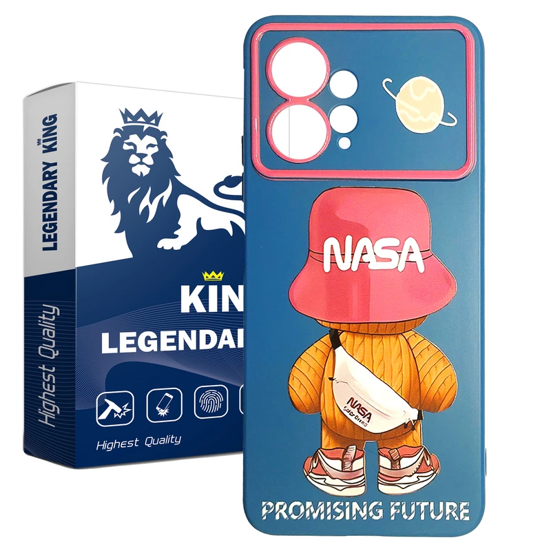 کاور لجندری کینگ طرح ناسا مناسب برای گوشی موبایل شیائومی Redmi Note 12 4G