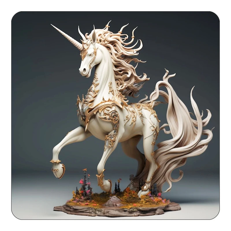 مگنت کاکتی طرح اسب تک شاخ و یونیکورن مدل mp31122