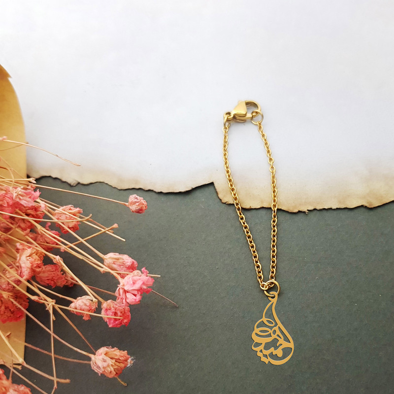 آویز ساعت نقره زنانه ترمه 1 مدل حمیده کد ma 1256