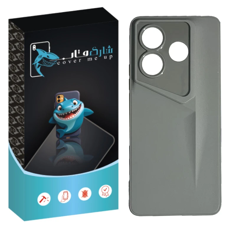 کاور شارک قاب مدل ارگونومی مناسب برای گوشی موبایل شیائومی Redmi 13 4G