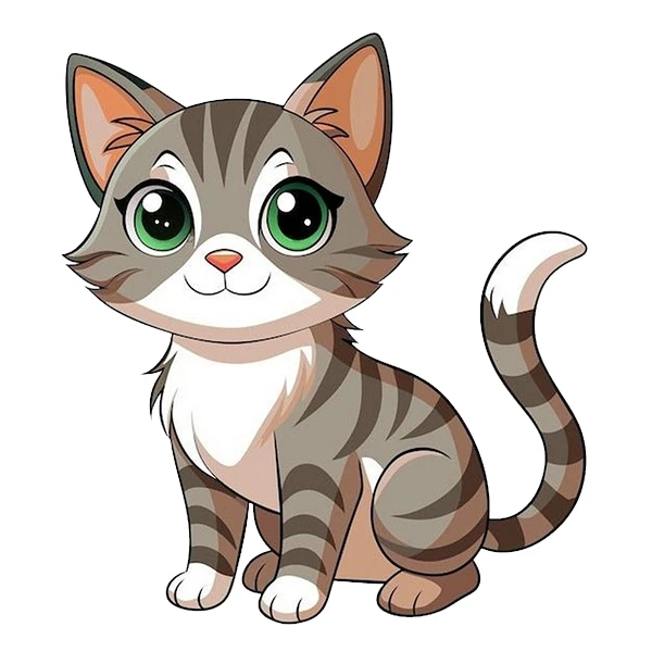 استیکر پارچه و لباس پاد آفرین طرح گربه کد 4890