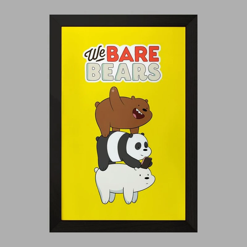 تابلو خندالو مدل انیمیشن سه خرس کله پوک کد 27627